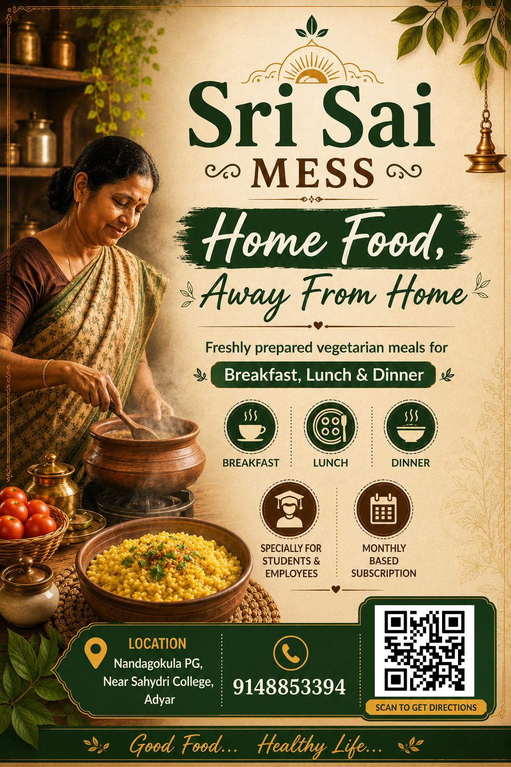 Sri Sai Mess Poster